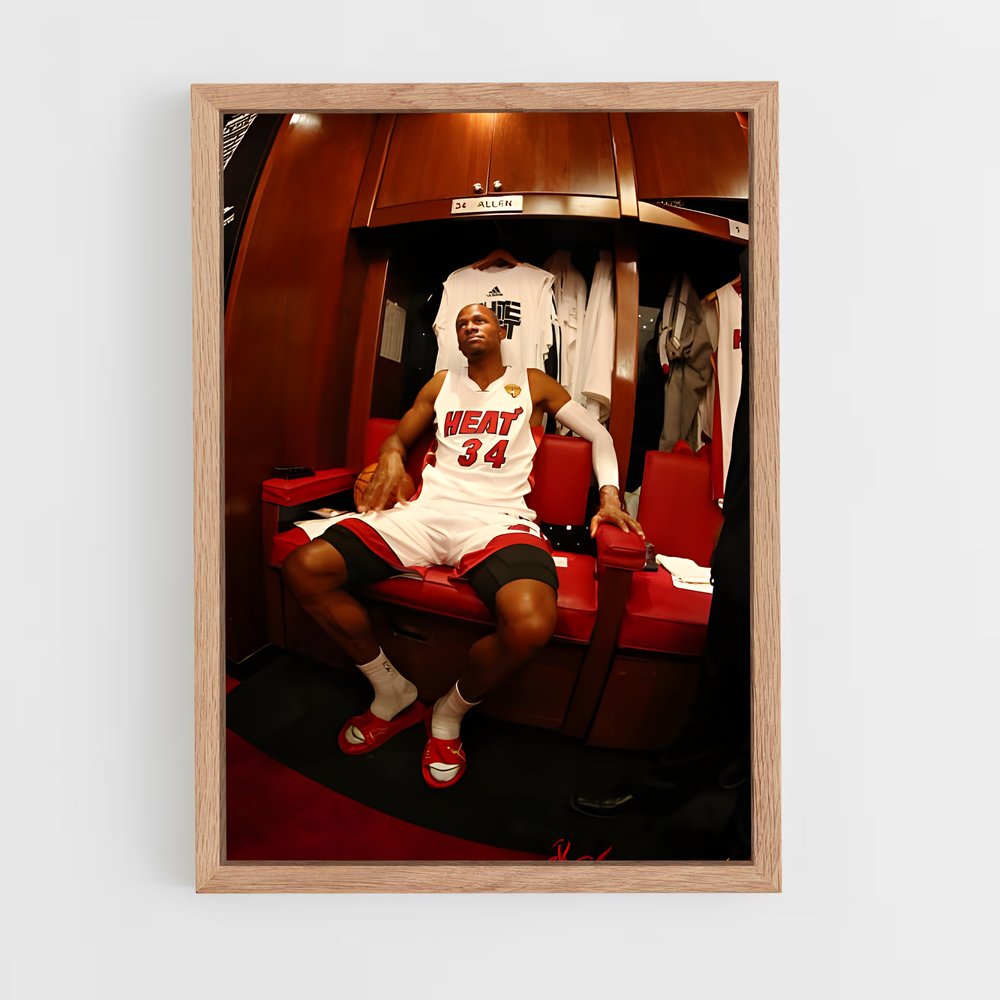 Poster Ray de allen – affiche Basketball (vue 4)